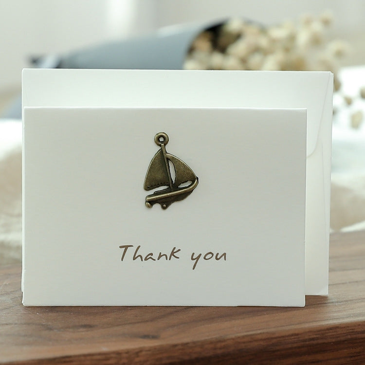 40 PCS Retro Blessing Birthday High-End Thank You Message Card Lover Thanksgiving Christmas Day Greeting Card