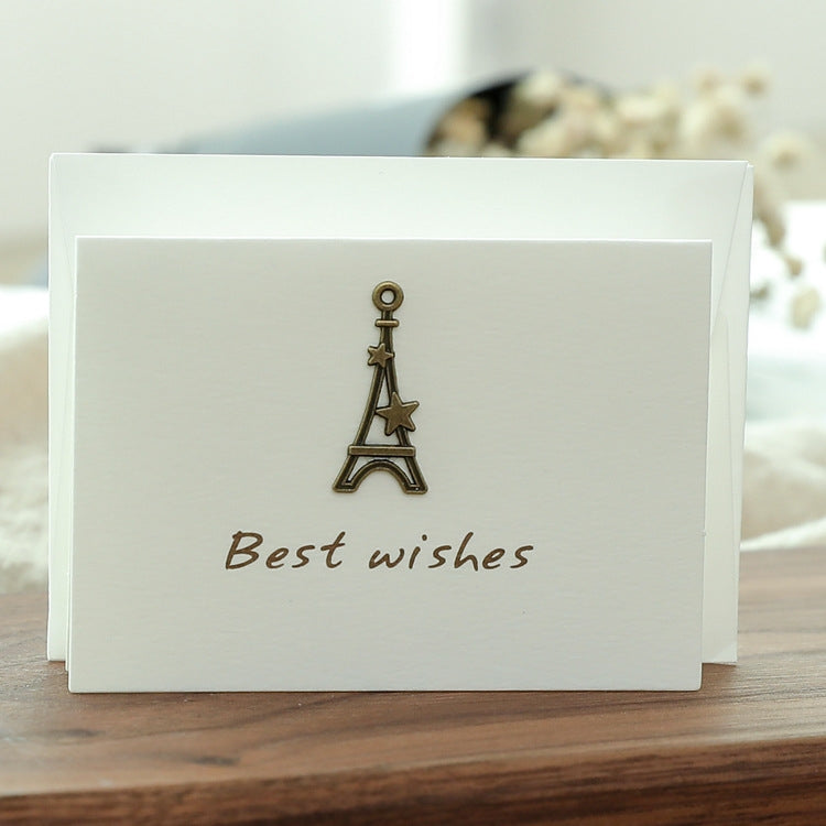 40 PCS Retro Blessing Birthday High-End Thank You Message Card Lover Thanksgiving Christmas Day Greeting Card
