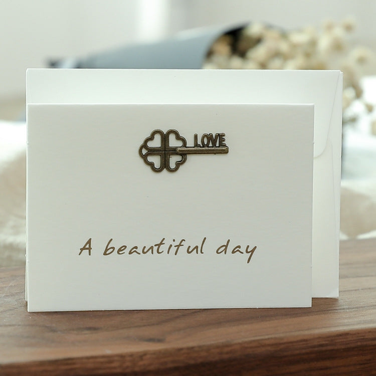 40 PCS Retro Blessing Birthday High-End Thank You Message Card Lover Thanksgiving Christmas Day Greeting Card