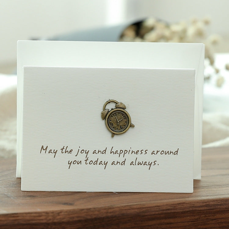 40 PCS Retro Blessing Birthday High-End Thank You Message Card Lover Thanksgiving Christmas Day Greeting Card