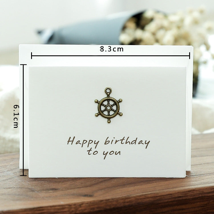 40 PCS Retro Blessing Birthday High-End Thank You Message Card Lover Thanksgiving Christmas Day Greeting Card