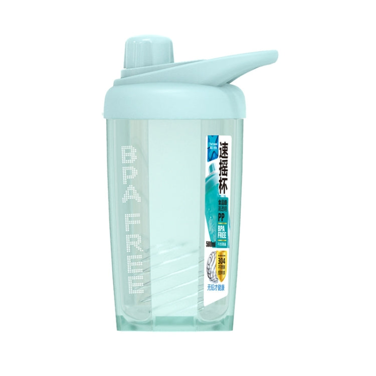 TC-1801 Milkshake Cup Plastic Fitness Sports Water Cup Shaking Cup, Colour: Green