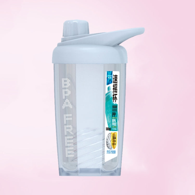 TC-1801 Milkshake Cup Plastic Fitness Sports Water Cup Shaking Cup, Colour: Blue