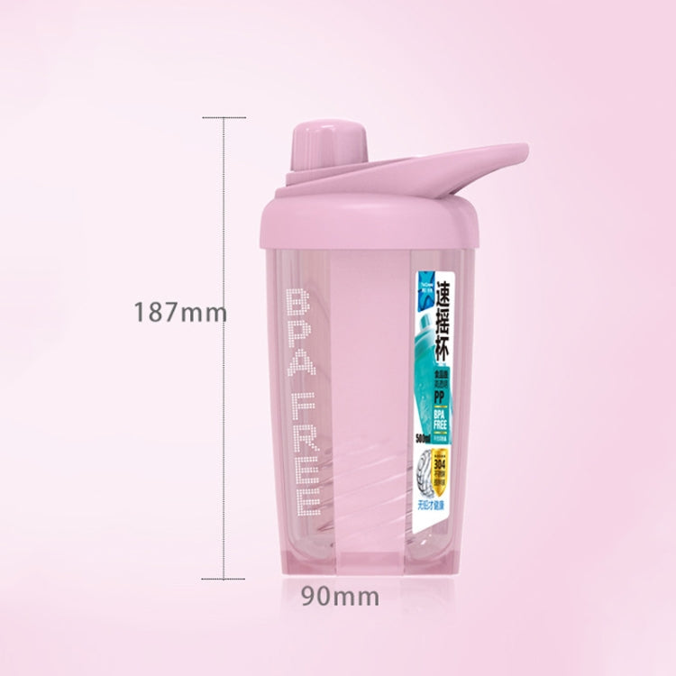 TC-1801 Milkshake Cup Plastic Fitness Sports Water Cup Shaking Cup, Colour: Blue