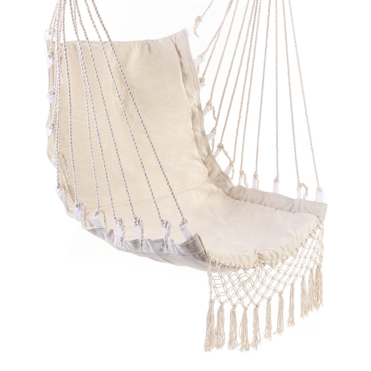 Nordic Style White Outdoor Indoor Garden Dormitory Bedroom For Child Adult Swinging Single Safety Hammock Hanging Chair