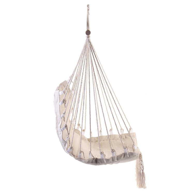 Nordic Style White Outdoor Indoor Garden Dormitory Bedroom For Child Adult Swinging Single Safety Hammock Hanging Chair
