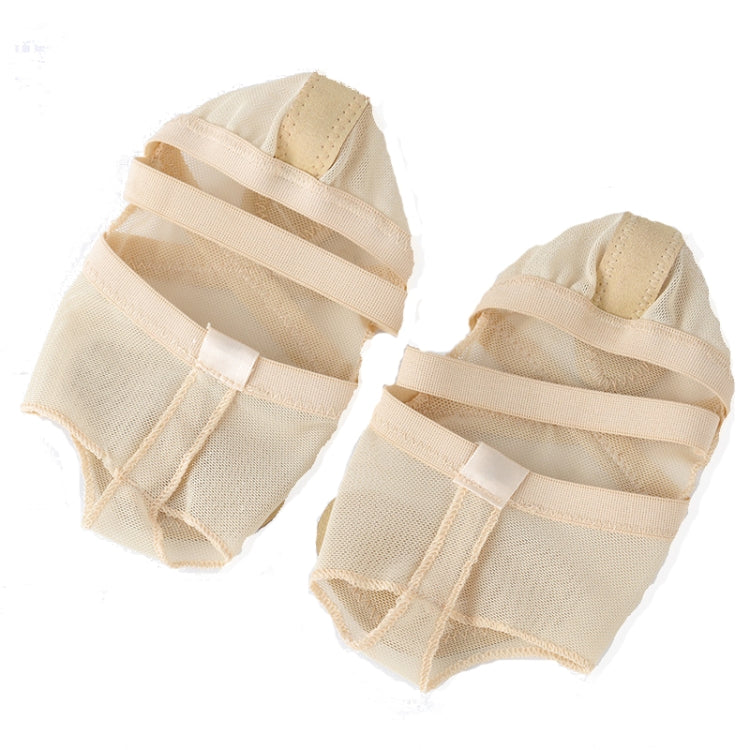 Dance Practice Shoes Soft-Soled Socks Gymnastics Foot Cover Semi-Truncated Foot Cover, Size: S (34-35)