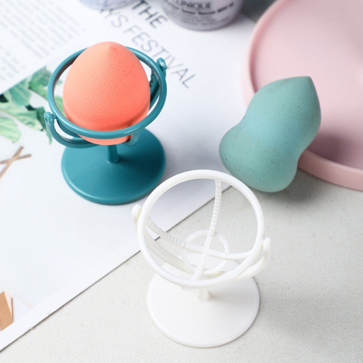 10 PCS Makeup Sponge Egg Rack Rotatable Wall-Mounted Puff Storage Rack Random Colour Delivery
