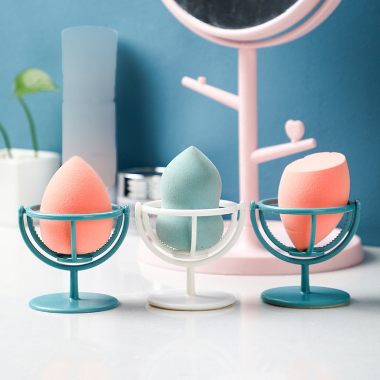 10 PCS Makeup Sponge Egg Rack Rotatable Wall-Mounted Puff Storage Rack Random Colour Delivery