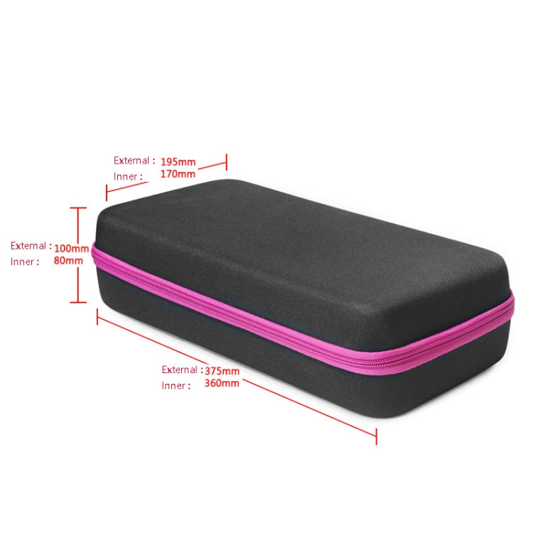 Cordless Hair Straightener Portable Protective Case for Dyson(Black)