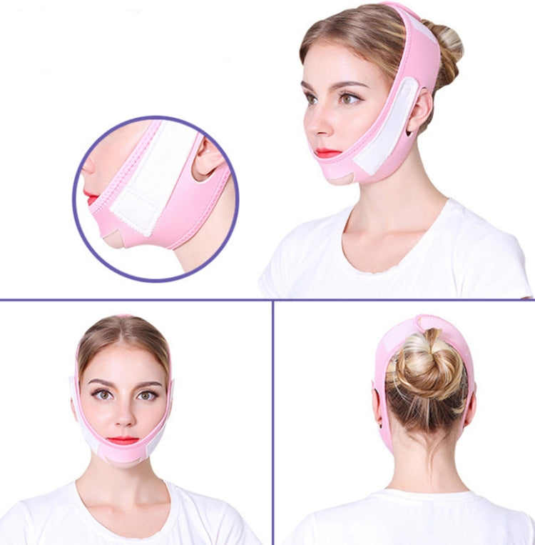 098 Pink White Enhanced Version For Men And Women Face-Lifting Bandage V Face  Double Chin Shaping Face Mask