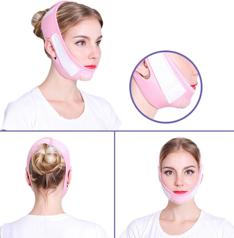 098 Pink White Enhanced Version For Men And Women Face-Lifting Bandage V Face  Double Chin Shaping Face Mask