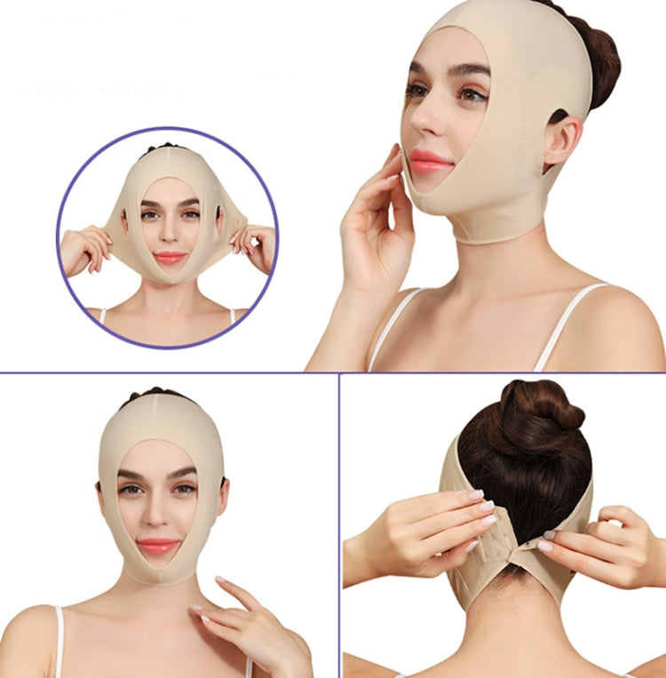 076 M Size Enhanced Version For Men And Women Face-Lifting Bandage V Face  Double Chin Shaping Face Mask