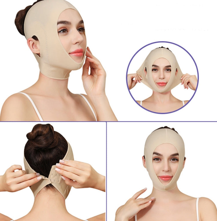 076 M Size Enhanced Version For Men And Women Face-Lifting Bandage V Face  Double Chin Shaping Face Mask