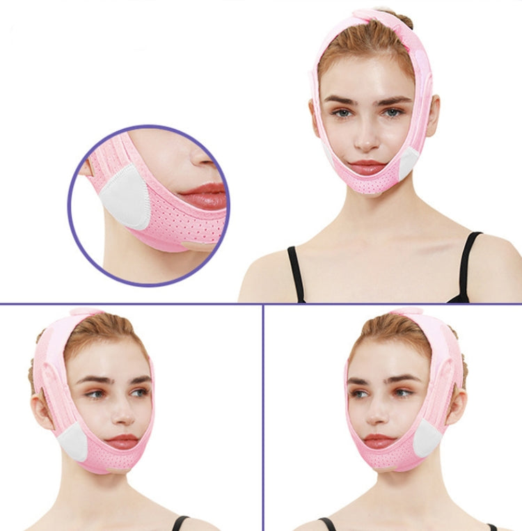 072 Pink Enhanced Version For Men And Women Face-Lifting Bandage V Face  Double Chin Shaping Face Mask