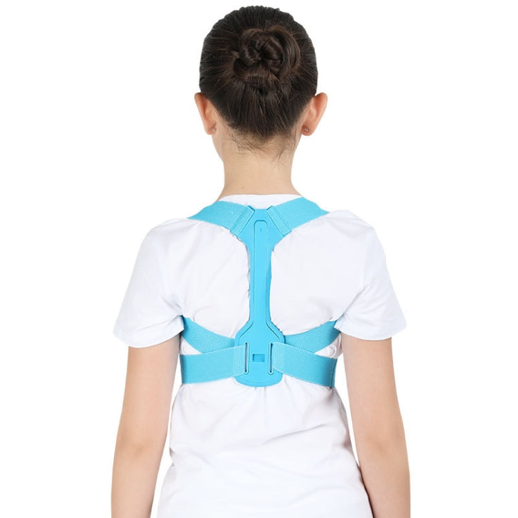 061 Children Special Blue Humpback Correction Invisible Men And Women Humpback Correction Strap, Specification: L