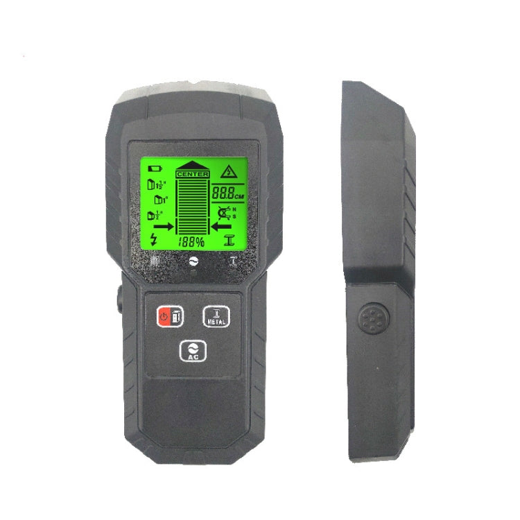 TH310 Wall Detector Magnetic Metal Detector Handheld Wooden Stud Wire Detector(Black)