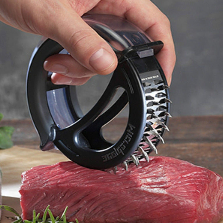 2 PCS Round Stainless Steel 48-Pin Steak Tenderizer Tendon Knife