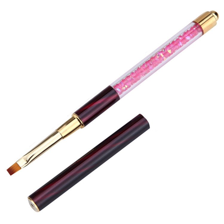 3 PCS Cat Eye Pen Barrel Painted Pen With Diamond Light Therapy Nail Tool Light Therapy Pen