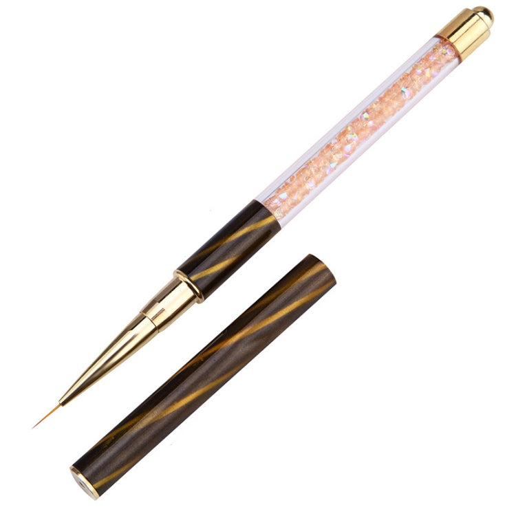 3 PCS Cat Eye Pen Barrel Painted Pen With Diamond Light Therapy Nail Tool Light Therapy Pen