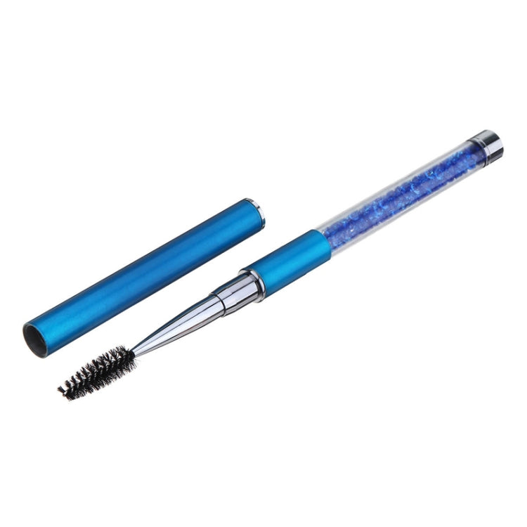 5 PCS Plastic Pole Eyelash Brush Rhinestone Pole With Pen Sleeve Spiral Eyelash Brush