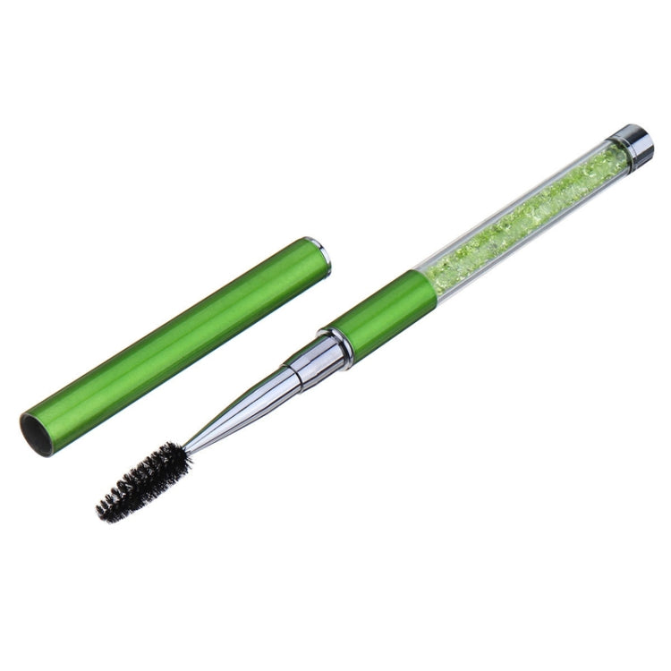 5 PCS Plastic Pole Eyelash Brush Rhinestone Pole With Pen Sleeve Spiral Eyelash Brush