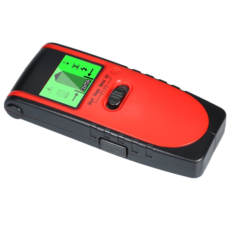 TH240 3 in 1 Underground Metal Detector Wire Wall Stud Center Finder Wood Detector Scanner(Red)