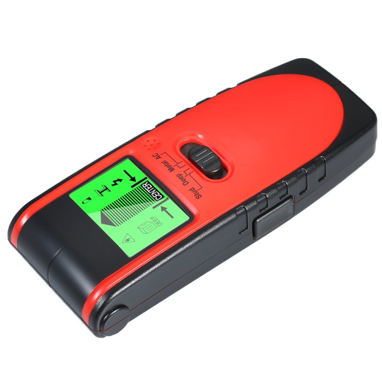 TH240 3 in 1 Underground Metal Detector Wire Wall Stud Center Finder Wood Detector Scanner(Red)