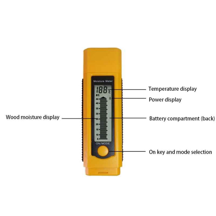 MT240 Wood Moisture Tester Digital Test Tool with Large LCD Display