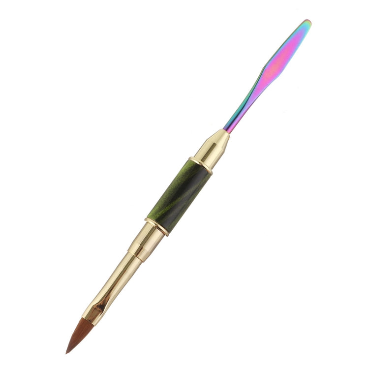 3 PCS Cat Eye Stick Colorful Push Color Stick Nail Double-End Pen Gel Phototherapy Pen Carved Stroke Flower Pen