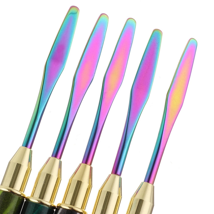 3 PCS Cat Eye Stick Colorful Push Color Stick Nail Double-End Pen Gel Phototherapy Pen Carved Stroke Flower Pen