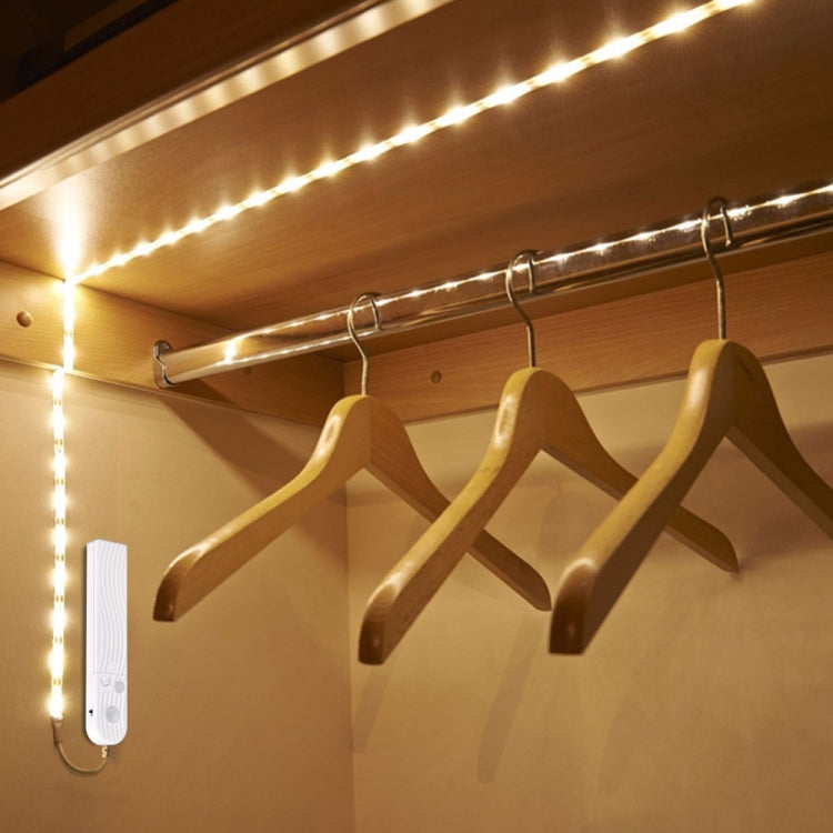 USB Intelligent Sensor LED Strip Light Night Light for TV, Closet, Wardrobe, Stairs, Door, Length:2m