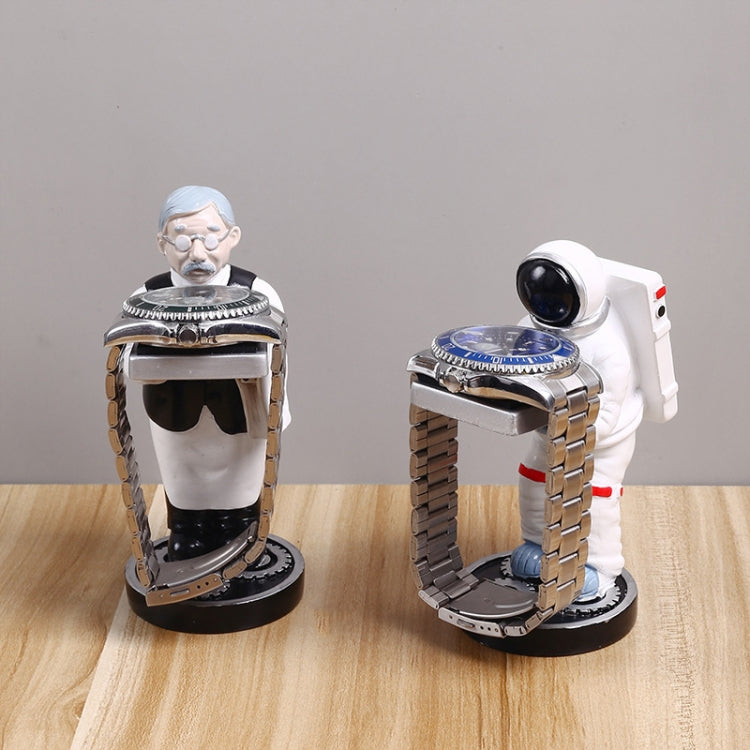 Watch Shelf Support Decorative Ornaments Watch Storage Box Display Stand, Item No.: Large Astronaut