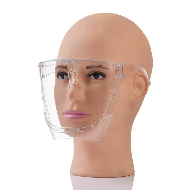 10 PCS Head-Mounted Fog-Proof Splash-Proof And Dust-Proof Transparent Plastic Protective Face Shield
