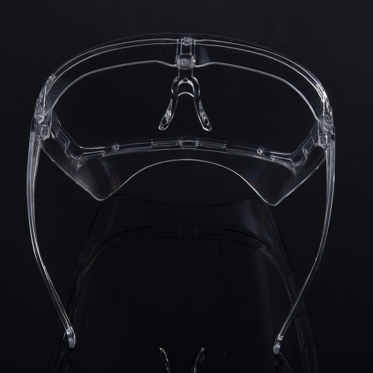 10 PCS Head-Mounted Fog-Proof Splash-Proof And Dust-Proof Transparent Plastic Protective Face Shield