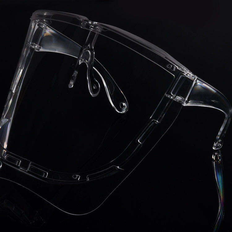 10 PCS Head-Mounted Fog-Proof Splash-Proof And Dust-Proof Transparent Plastic Protective Face Shield