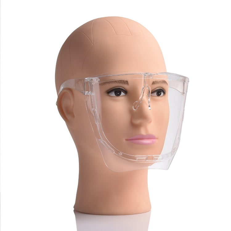 10 PCS Head-Mounted Fog-Proof Splash-Proof And Dust-Proof Transparent Plastic Protective Face Shield