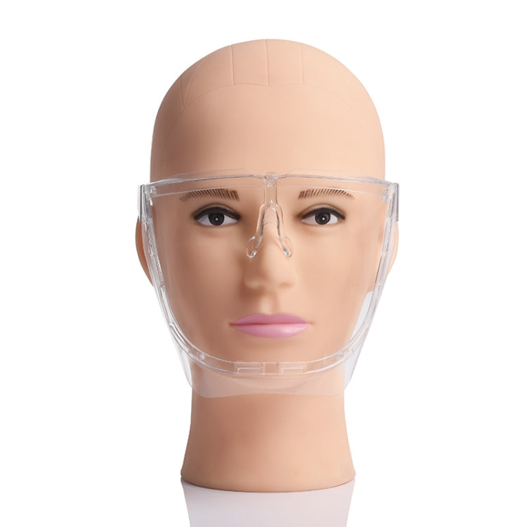 10 PCS Head-Mounted Fog-Proof Splash-Proof And Dust-Proof Transparent Plastic Protective Face Shield