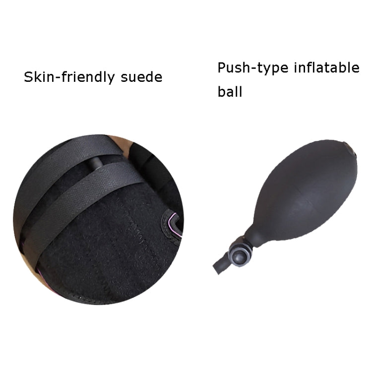 Foot Thumb Valgus Foot Bone Type Orthopedic Shoes Valgus Thumb Inflatable Toe Orthosis(Black)