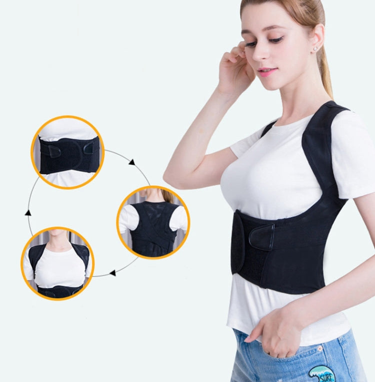 Male And Female Adult Kyphosis Correction Belt Student Sitting Posture Abdomen Correction Belt, Specification: M