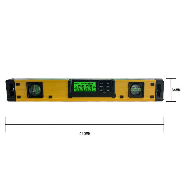 DL400 45cm Digital Display Level Magnetic Multifunctional Aluminum Alloy Electronic Strip Level