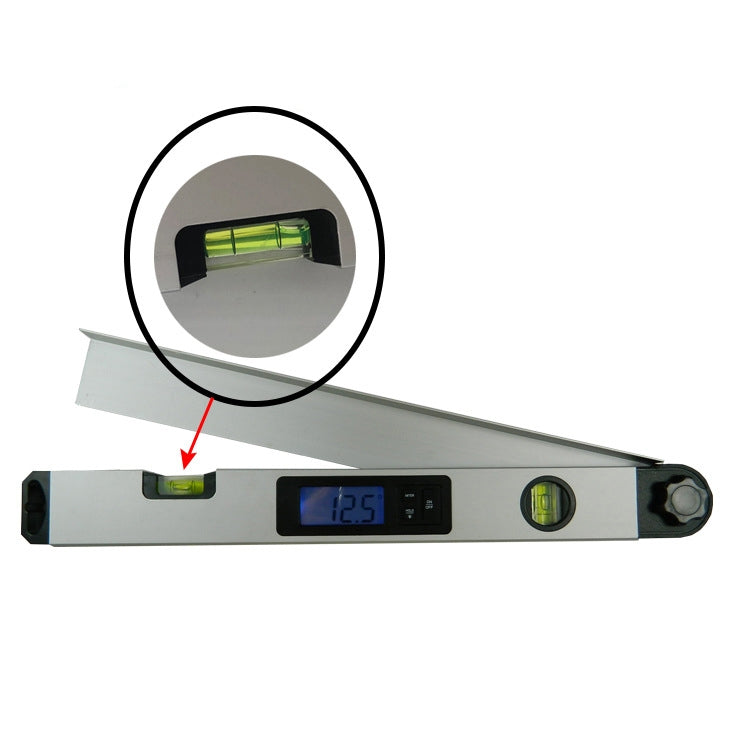 DL160 Digital Display Angle Ruler High Precision Multifunctional Aluminum Alloy Electronic Torpedo Level
