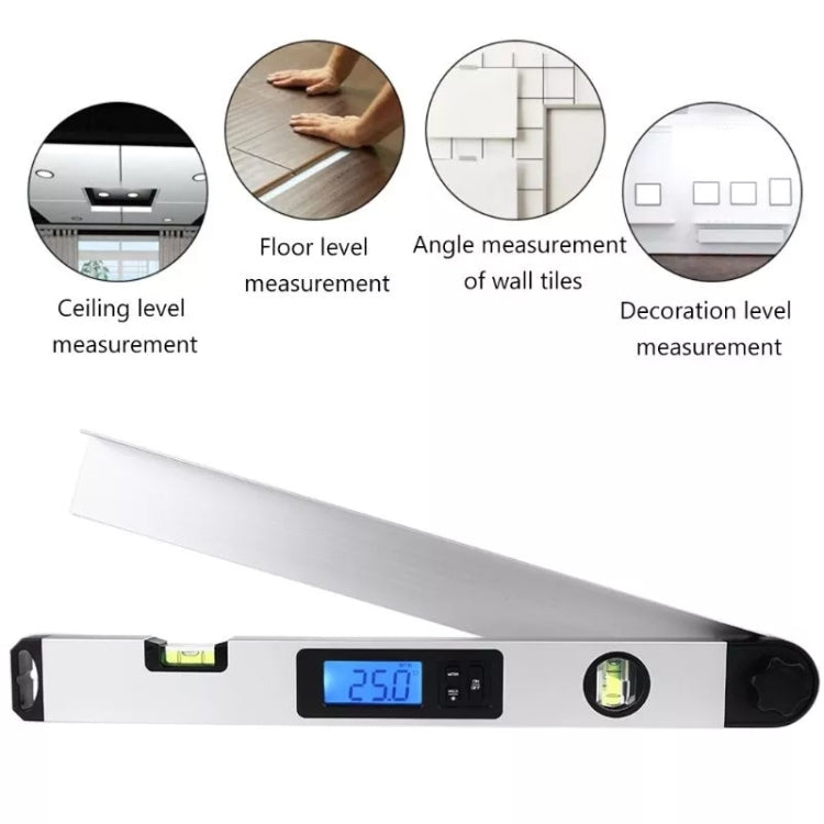 DL160 Digital Display Angle Ruler High Precision Multifunctional Aluminum Alloy Electronic Torpedo Level