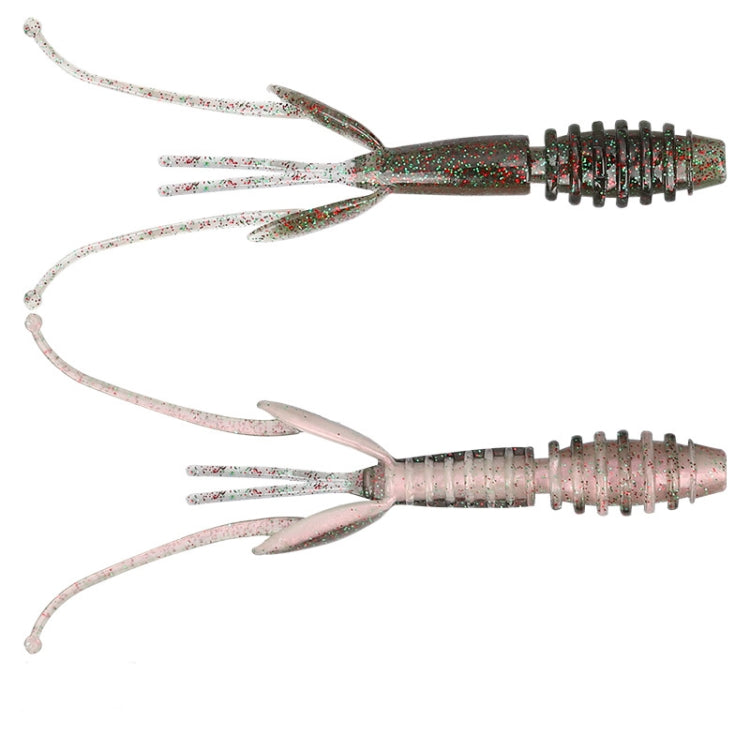 2 Bags Salted Shrimp Type Fishy Lure Soft Bait Soft 88mm/2.2g (12pcs/bag)