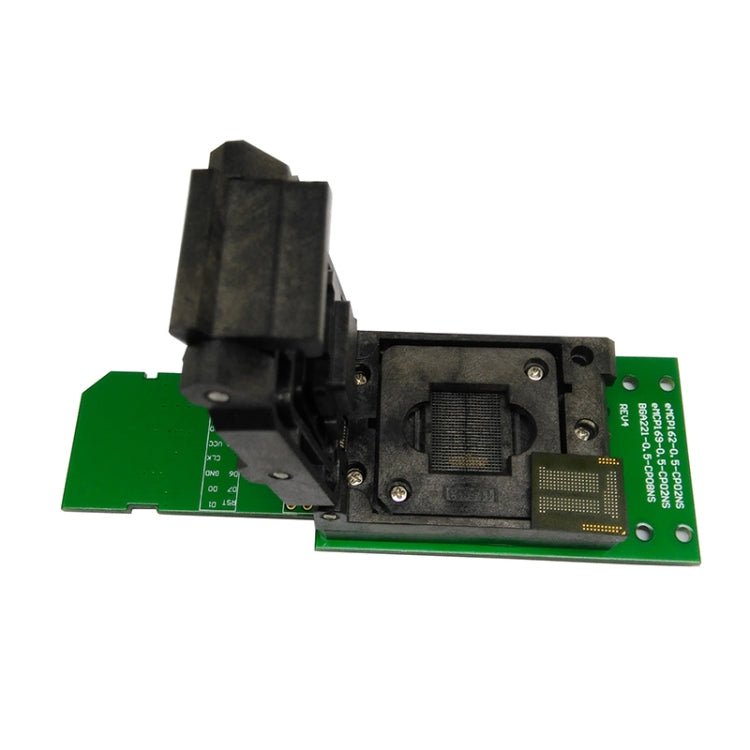 EMCP221 Flip Shrapnel To SD Test Seat EMCP Programmer Burn Data Reading Socket