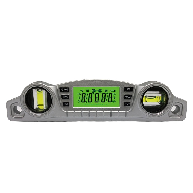 DL120 Torpedo Digital Display Level Electronic Magnetic Multifunctional Angle Ruler(Grey)