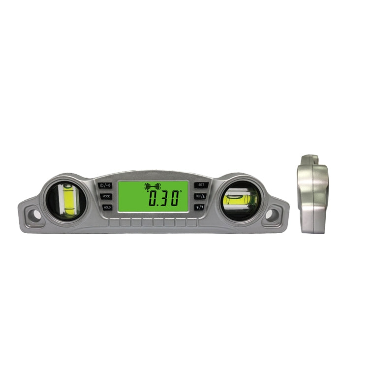 DL120 Torpedo Digital Display Level Electronic Magnetic Multifunctional Angle Ruler(Grey)