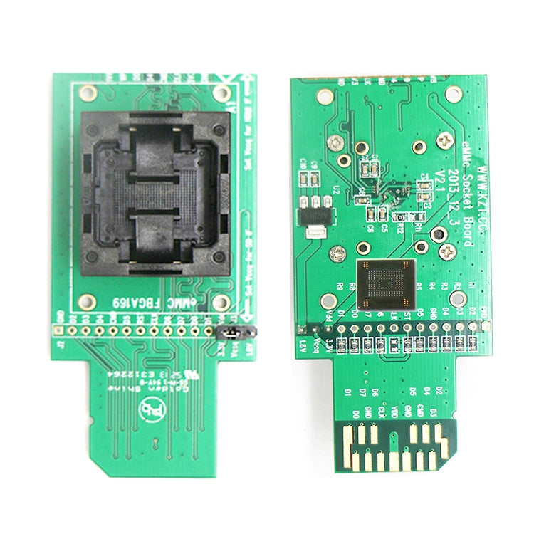 EMCP153/169 Downward Pressure Shrapnel To SD Interface Test Socket