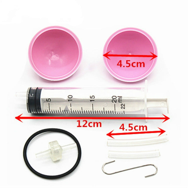 3 PCS Physics Science Homemade Magdeburg Hemisphere DIY Materials Home School Education Tools(Pink)