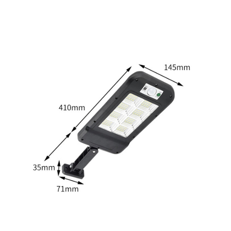 Solar Wall Light Outdoor Waterproof Human Body Induction Garden Lighting Household Street Light 4 x 32LED With Remote Control